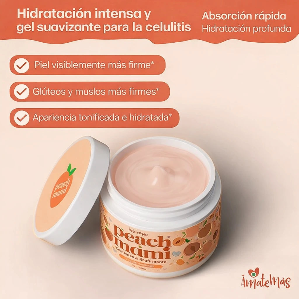 Peach Mami™ | Crema Reafirmante y Moldeadora 🍑