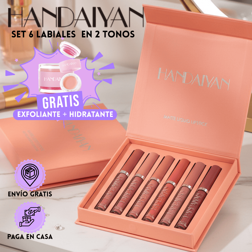 HANDAIYAN™ | Set Labiales 💄 + Exfoliante GRATIS 💋